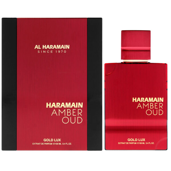 Al Haramain Amber Oud Gold Lux Extrait de Parfum for Unisex – 3.4 oz
