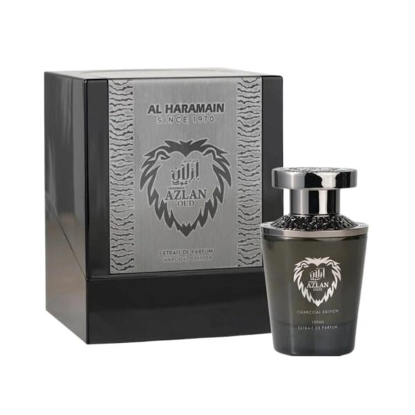 Al Haramain Azlan Oud Charcoal Edition Extrait de Parfum for Men – 3.33 oz