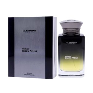Al Haramain Black Musk Eau de Parfum for Men – 3.4 oz