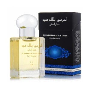 Al Haramain Black Oud Concentrated Perfume Oil for Unisex – 0.5 oz