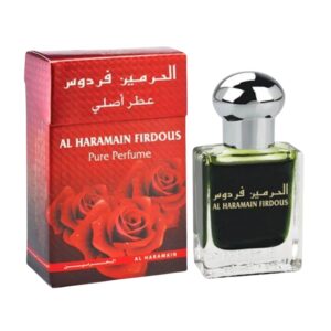 Al Haramain Firdous Perfume Oil for Unisex – 0.4 oz