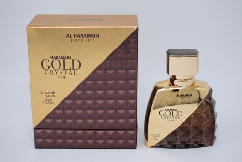 Al Haramain Gold Crystal Oudh Extrait de Parfum for Men
