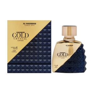 Al Haramain Gold Crystal Sapphire Extrait de Parfum for Women – 3.33 oz