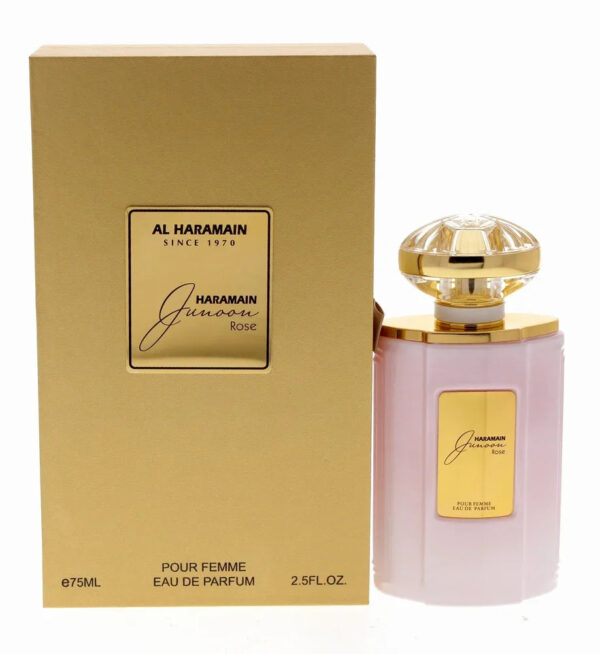 Al Haramain Junoon Rose Eau de Parfum for Women – 2.5 oz