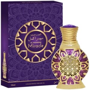 Al Haramain Miracle Unisex Concentrated Perfume Oil - 0.5 oz