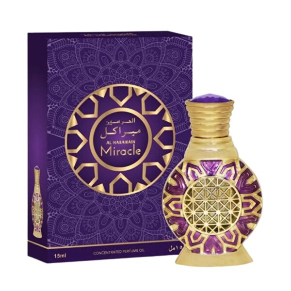 Al Haramain Miracle Perfume Oil for Unisex – 0.5 oz