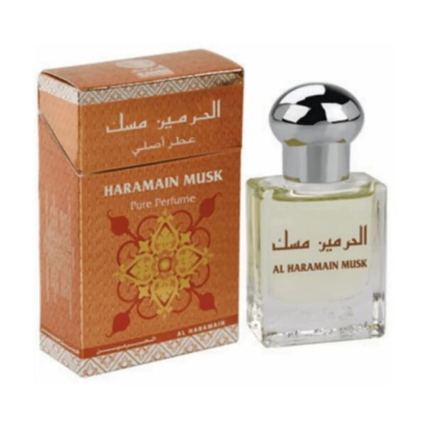 Al Haramain Musk Perfume Oil for Unisex – 0.5 oz