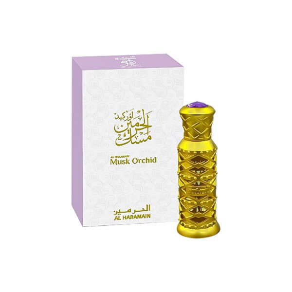 Al Haramain Musk Orchid Perfume Oil for Unisex – 0.4 oz