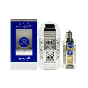 Al Haramain Platinum Oud Eau de Parfum for Unisex – 3.4 oz