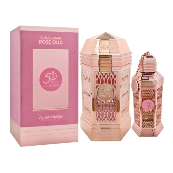 Al Haramain Rose Oud Eau de Parfum for Unisex – 3.4 oz