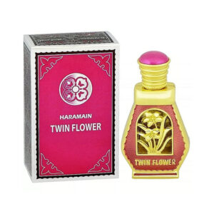 Al Haramain Twin Flower Concentrated Perfume Oil for Unisex – 0.5 oz