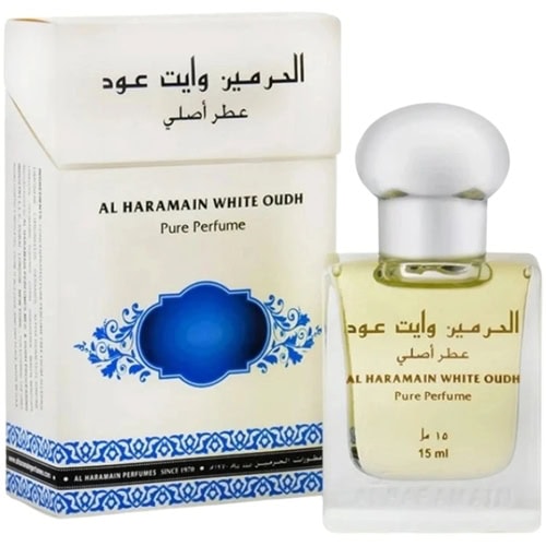 Al Haramain White Oudh Unisex Pure Perfume - 0.5 oz