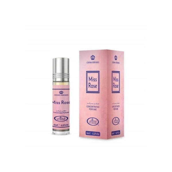 Al-Rehab Al Rehab Miss Rose Perfume Oil for Women – 0.2 oz