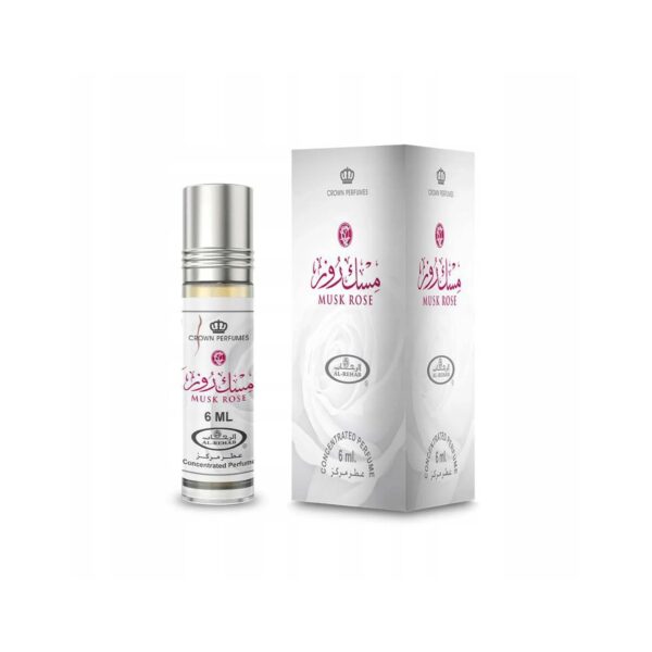 Al-Rehab Al Rehab Musk Rose Perfume Oil for Unisex – 0.2 oz