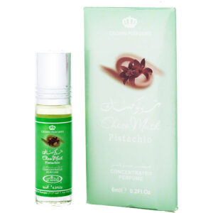 Al Rehab Choco Musk Pistachio CONCENTRATED ROLL ON OIL for Unisex – 0.2 oz