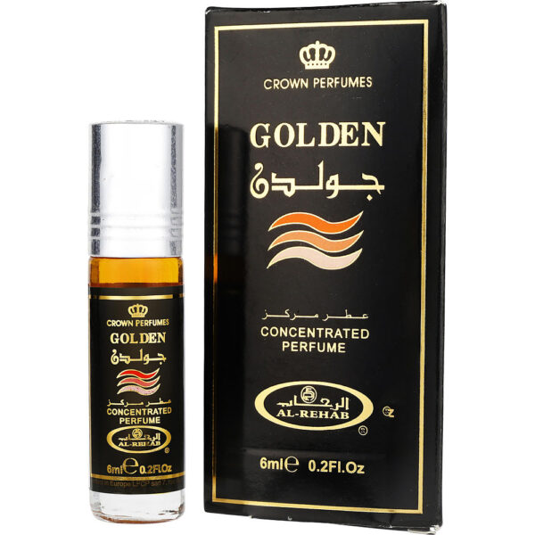 Al Rehab Golden CONCENTRATED ROLL ON OIL for Unisex – 0.2 oz