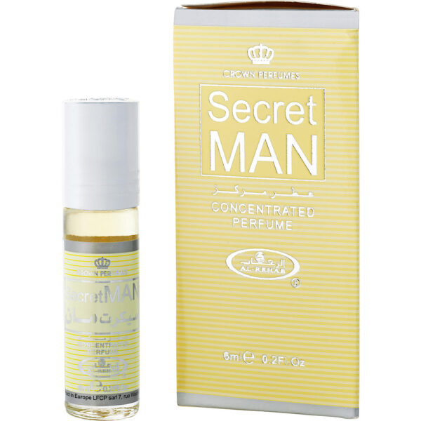 Al Rehab Secret Man CONCENTRATED Perfume Oil for Men – 0.2 oz