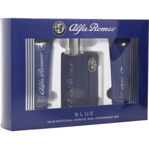 Alfa Romeo Blue for Men EDT Spray 4.2 oz Gift Set