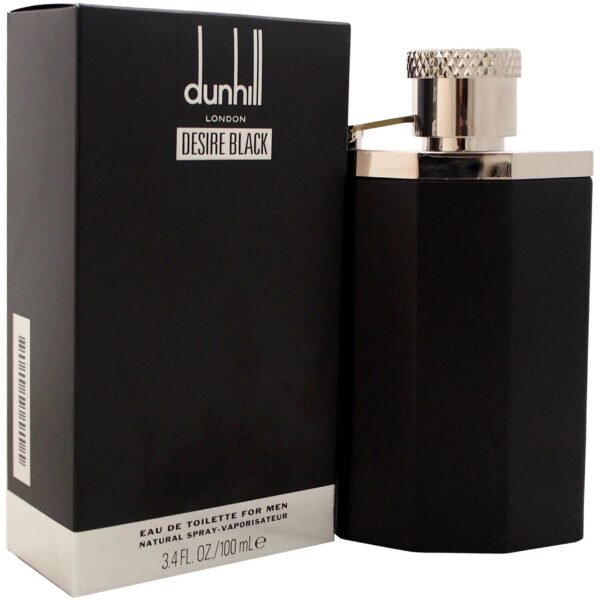 Alfred Dunhill Desire Black Eau de Toilette for Men – 3.4 oz