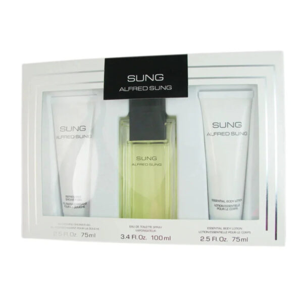 Alfred Sung Sung 3 piece Eau de Toilette for Women – 3 piece gift set