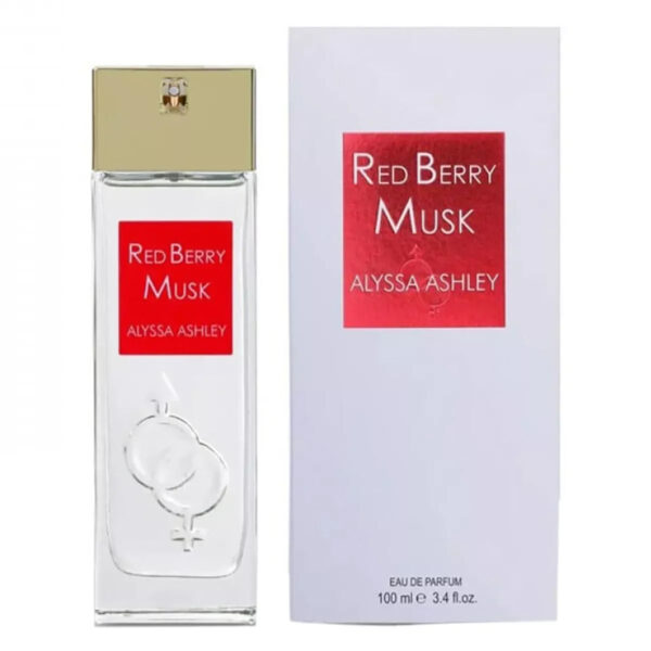 Alyssa Ashley Red Berry Musk Eau de Parfum for Unisex – 3.4 oz