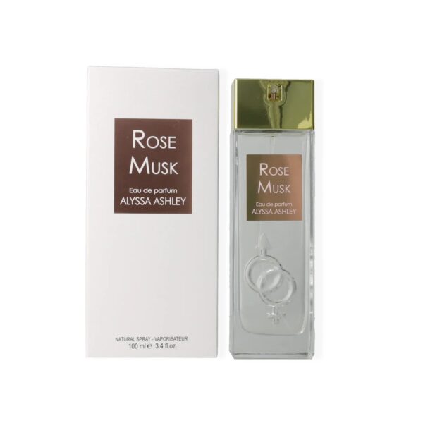 Alyssa Ashley Rose Musk Eau de Parfum for Unisex – 3.4 oz