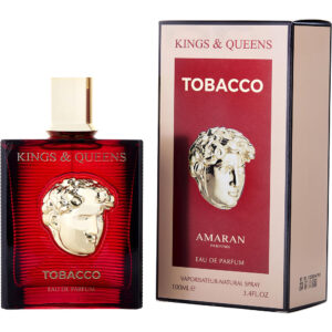 Amaran Kings & Queens Tobacco Eau de Parfum for Unisex – 3.4 oz