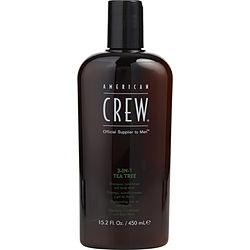 American Crew 3-In-1 Tea Tree Shampoo, Conditioner & Body Wash
