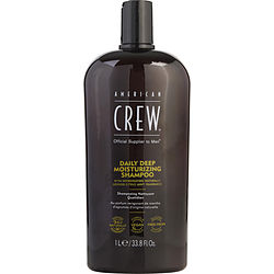 American Crew by American Crew DAILY DEEP MOISTURIZING SHAMPOO 33.8 OZ for MEN