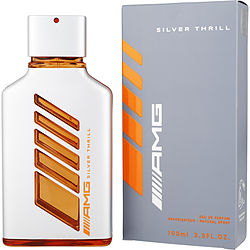 Amg Silver Thrill by Mercedes-Benz EAU DE PARFUM REFILLABLE SPRAY 3.3 OZ for MEN