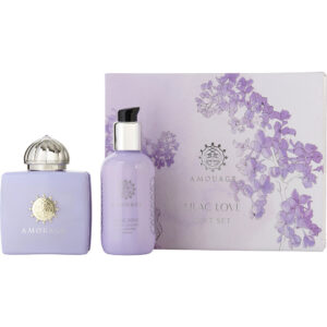 Amouage Lilac Love EAU DE PARFUM SPRAY 3.4 OZ & BODY LOTION SET