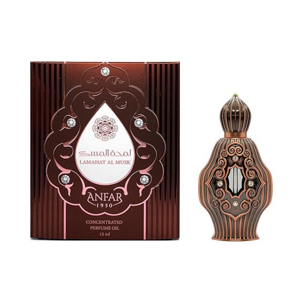 Anfar Lamahat Al Musk Perfume Oil for Women – 0.5 oz