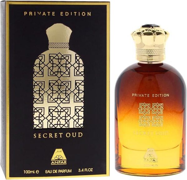 Anfar Secret Oud Eau de Parfum for Men – 3.4 oz