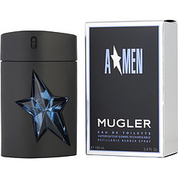 Angel Men's Eau de Toilette Spray - 3.4 oz Rubber Flask