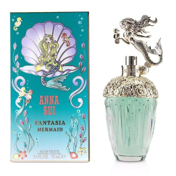 Anna Sui Fantasia Mermaid Eau de Toilette for Women – 2.5 oz