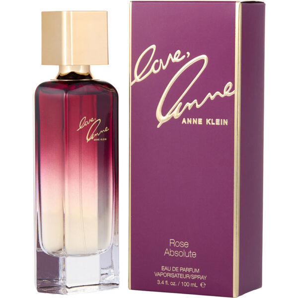 Anne Klein Love Rose Absolute Eau de Parfum for Women – 3.4 oz