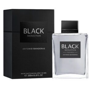 Antonio Banderas Black Seduction Eau de Toilette for Men – 6.8 oz