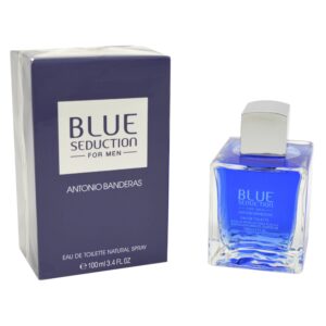 Antonio Banderas Blue Seduction Eau de Toilette for Men – 3.4 oz
