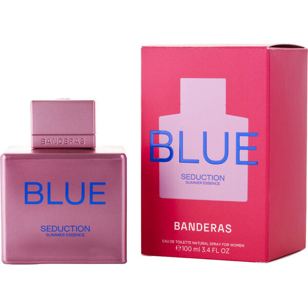 Antonio Banderas Blue Seduction Summer Essence Eau de Toilette for Women – 3.4 oz