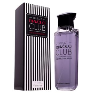 Antonio Banderas Diavolo Select Club Eau de Toilette for Men – 3.4 oz