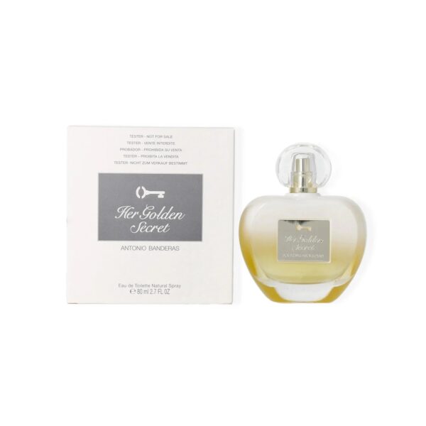 Antonio Banderas Her Golden Secret Eau de Toilette for Women – 2.7 oz
