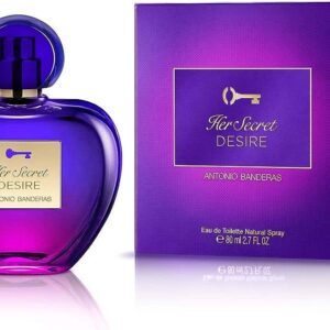 Antonio Banderas Her Secret Desire Eau de Toilette for Women – 2.7 oz