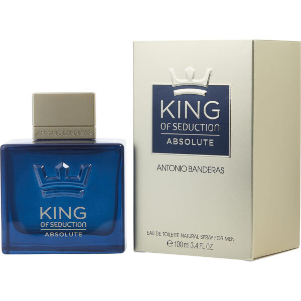 Antonio Banderas King Of Seduction Absolute Eau de Toilette for Men – 3.4 oz