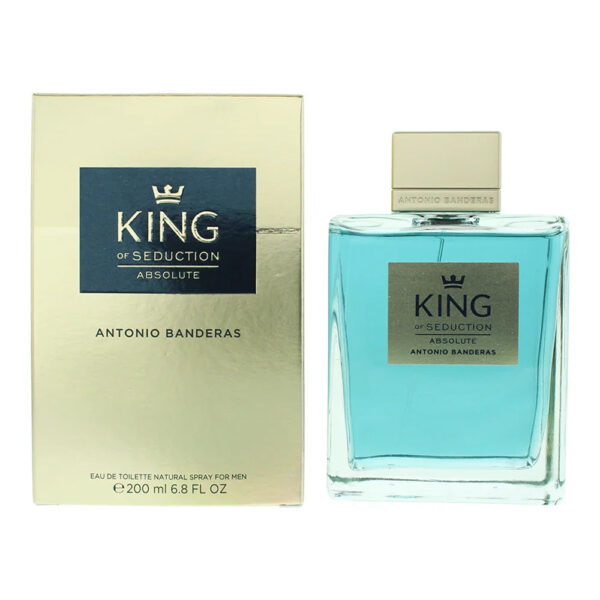 Antonio Banderas King Of Seduction Absolute Eau de Toilette for Men – 6.8 oz