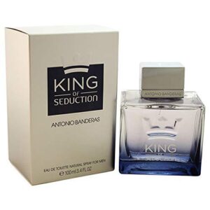 Antonio Banderas King Of Seduction Eau de Toilette for Men – 3.4 oz
