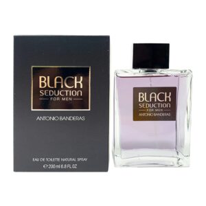Antonio Banderas Seduction In Black Eau de Toilette for Men – 6.8 oz