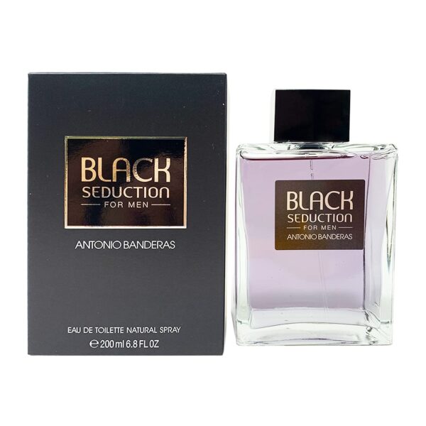 Antonio Banderas Seduction In Black Eau de Toilette for Men – 6.8 oz
