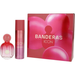 Antonio Banderas The Icon EAU DE PARFUM SPRAY 3.4 OZ & DEODORANT SPRAY 5 OZ for WOMEN