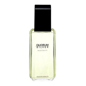 Antonio Puig Quorum Silver Eau de Toilette for Men – 3.4 oz