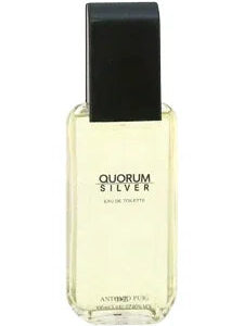 Antonio Puig Quorum Silver Eau de Toilette for Men – 3.4 oz